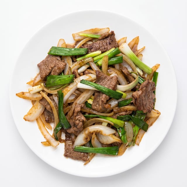 Mongolian Beef 蒙古牛.